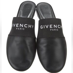 Givenchy Leather Printed Mules